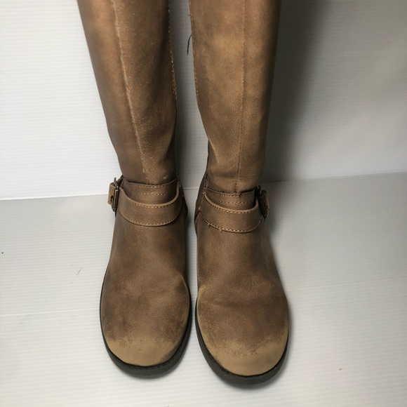 Girl’s tall boots lace ribbon back size 13 Kohl’s - Picture 3 of 7